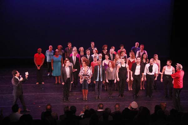 Curtain Calls, with entire cast, Ron Young, DO40 Pres. John Sefakis